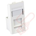 Excel Cat5e RJ45 UTP Low Profile Module White 100-760