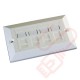 Excel Cat5e Double Faceplate with 4x RJ45 Modules White