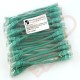 24 Pack of 15cm (6-inch) in Green - Cat6 High Grade 250MHz 24AWG LSZH Patch Cables for 1U Patching