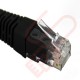 24 Pack of 15cm (6-inch) in Black - Cat6 High Grade 250MHz 24AWG LSZH Patch Cables for 1U Patching