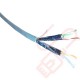 Excel Cat6A U/FTP S-Foil LSZH Dca 500m Cable Reel Ice Blue 100-191