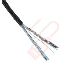 Excel Cat6A U/FTP External Grade Fca PE 500m Cable Reel Black 100-980