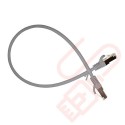 Cat6a Slim U/FTP Small Diameter Snagless Booted Patch Cables Grey