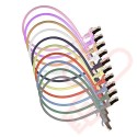 Cat6a Slim U/FTP Small Diameter Snagless Booted Patch Cables Yellow