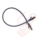 Cat6a Slim U/FTP Small Diameter Snagless Booted Patch Cables Black