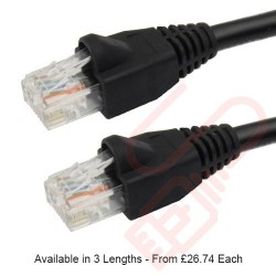 Cat6 Patch Cables RJ45 UTP External PE Snagless Booted  