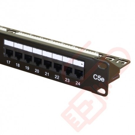 Cat5e 24 Port Punch Down 1U Patch Panel 