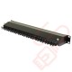 Cat6a 24 Port Patch Panel 1U UTP Angled Easy Punch