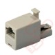 RJ45 Male to Female Crossover Adapter - Beige