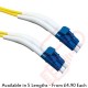 *ANGLED BOOT* LC to LC Fibre Patch Cables OS2 Singlemode Yellow