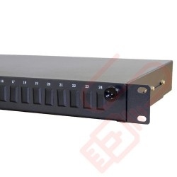 1U LC Duplex Sliding Patch Panel Unloaded- (No LC adapters pre-installed)