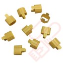 Secure Sleeve C13 into C14 Inlet Tab Yellow - 10 Pack