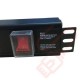6 Way IEC (C19) Socket Horizontal PDU with UK Plug