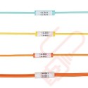 Aqua Panduit Identification Sleeve For 2mm Simplex Fibre Cables 100 Pack