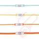 Orange Panduit Identification Sleeve For 2mm Simplex Fibre Cables 100 Pack