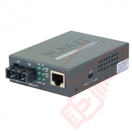 Planet 10/100TX RJ45 - 100FX SC MultiMode Media Converter FT-802UK