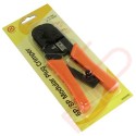 RJ45/RJ11 Ratchet Modular Crimping Tool