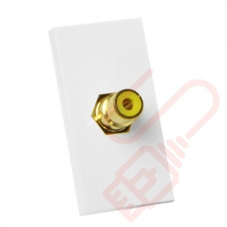 RCA Moduler Coupler Yellow