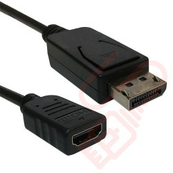 15cm DisplayPort Male to HDMI Female Adapter