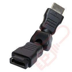 Flexible HDMI Male to HDMI Female Adapter
