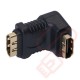 HDMI Right Angle Female to Female Gender Changer