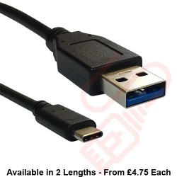 USB 3.1 Type-C Male to Type-A Male 10G Cable