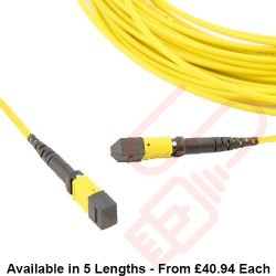 MTP to MTP Type B (KeyUp KeyUp) MPO OS2 12 Core Fibre Trunk Cassette Cable