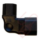 IEC Right Angled C14 Male to C13 Female Power Adapter