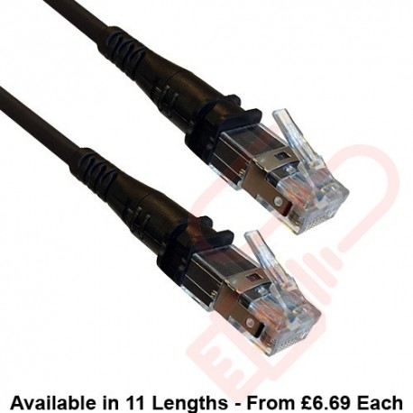Patchsee ThinPatch Cat6a FTP (10G) Patch Cable LSZH Flush Booted