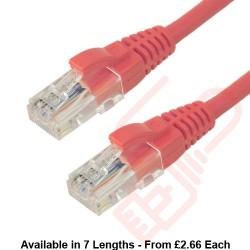 Excel Cat6 Patch Cables RJ45 UTP LSZH Snagless Booted Pink