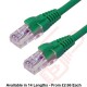 Excel Cat6 Patch Cables RJ45 UTP LSZH Snagless Booted Green