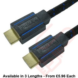 Premium High Speed HDMI Cable with Ethernet Black