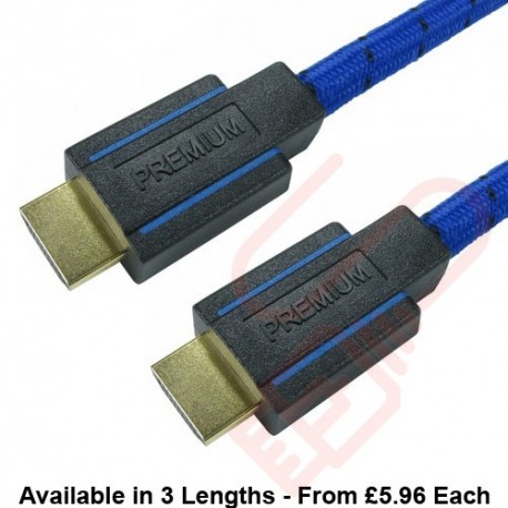 Premium High Speed HDMI Cable with Ethernet Blue