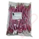 20cm Cat6a S/FTP LSZH Snagless Boot Patch Cables 24 Pack Pink