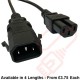 C15 to C14 P-Lock Power Cable Black