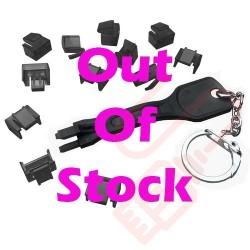 25 Pack RJ45 Port Blocker (Black) with Universal Removal Key