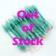 24 Pack of 20cm (8-inch) in Green - Cat6 High Grade 250MHz 24AWG LSZH Patch Cables for 2U Patching