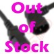 C13 Straight to C14 Angled Right Premium SJT Power Cables Black