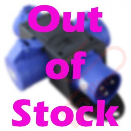 32Amp Power Junction Box -  IEC309 Commando Male Plug to 3x Commando Female Sockets Power Distribution Unit