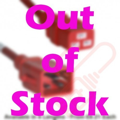 C19 to C20 'P-Lock' Power Cable Red