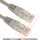 Cat5e Patch Cables RJ45 UTP High Grade PVC Flush Booted Grey