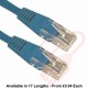 Cat5e Patch Cables RJ45 UTP High Grade PVC Flush Booted Blue