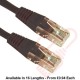 Cat5e Patch Cables RJ45 UTP High Grade PVC Flush Booted Black