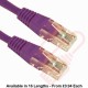 Cat5e Patch Cables RJ45 UTP High Grade PVC Flush Booted Purple