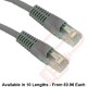 Cat5e Patch Cables Premium RJ45 UTP LSZH Bubble Booted Grey