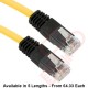 Cat5e Patch Cables Crossover RJ45 UTP PVC Black Yellow