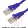 Excel Cat6 Patch Cables RJ45 UTP LSZH Snagless Booted Blue