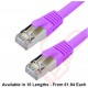 Cat6a Patch Cables RJ45 S/FTP (10G) Premium LSZH Snagless Booted Purple