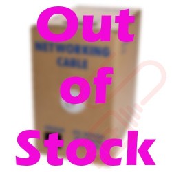 Stranded Cat6 UTP Premium LSZH 305 Metre Bulk Cable Black