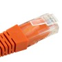 24 Pack of 15cm (6-inch) in Orange - Cat5e High Grade 125MHz 24AWG LSZH Patch Cables for 1U Patching